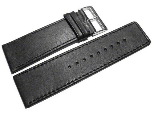 Bracelet montre cuir lisse - cuir,