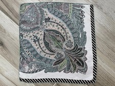 HERMES Paris Scarf Silk Small LE JARDIN DE LA MAHARANI RECADRE Annie Faivre Rare