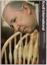 Knoll International Hans Wegner Chair Vintage Print Ad 1970
