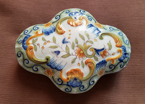 Boite bonbonniere faience - bonbonniere,