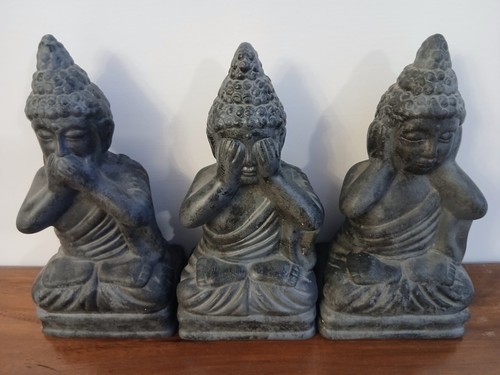 Lot statues bouddha en - lot,
