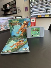 TARZAN (Nintendo 64, 2000) - Complete - Manual - Authentic - FastShip!