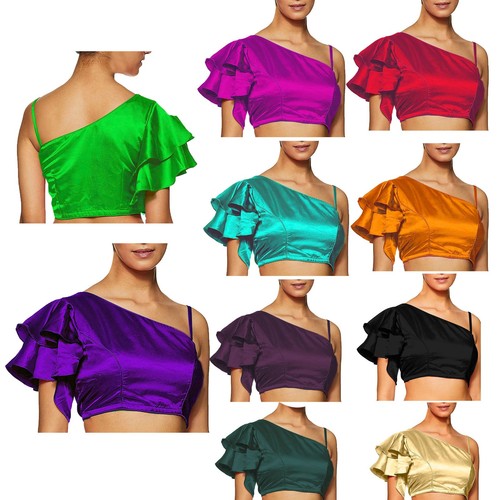 Chemisier femme satin sari