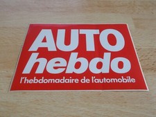 Sticker / sticker magazine AUTO WEEKLY