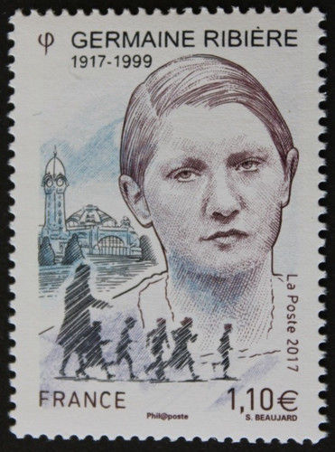 Timbre france germaine - timbre,