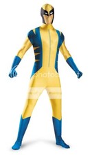 Hommes Adulte Marvel Skinovations Wolverine Lycra Zentai Body Lycra Déguisement