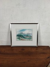 belle aquarelle avec cadre