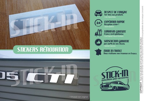 Autocollant stickers 205 cti - 205,