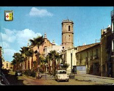 BENICARLO (ESPAGNE) VELO-SOLEX ,RENAULT DAUPHINE , 4L & FIAT  aux VILLAS en 1970