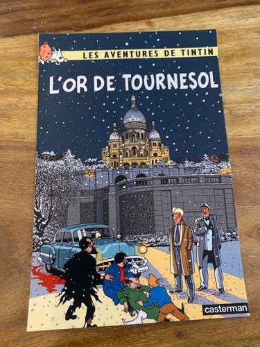 Carte postale 15x10 tintin - postale,