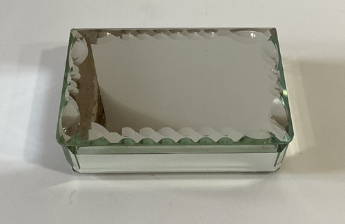 Vintage boite bijoux - a, verre