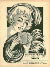 Publicité ancienne ferments Yalacta issue de magazine 1954 Eliane Drappier - 54