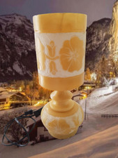 Antique lamp, alabaster
