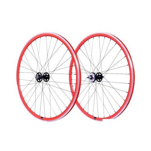 Roue velo fixie 700 - , rouge