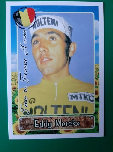 Cyclisme carte cycliste eddy - carte,