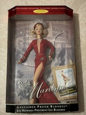 Barbie Marylin Monroe Gentleman Prefers Blondes Red Version Doll Mattel NRFB 