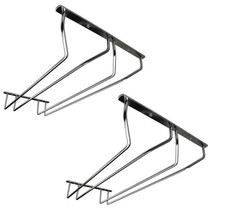 2 X Support De Verres Rail À