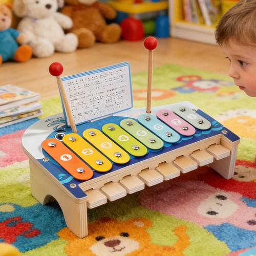 Xylophone bois 8 tons - en,