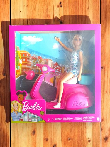 Coffret barbie son scooter - coffret,