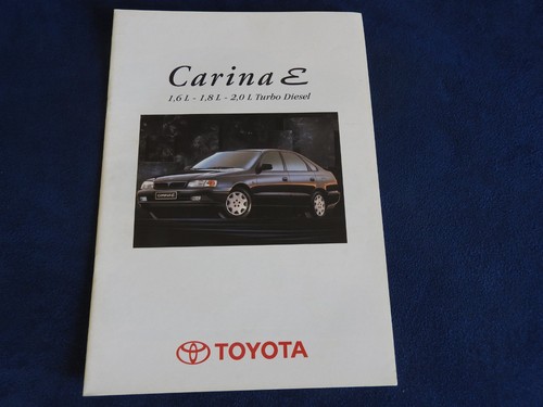 Catalogue toyota carina - toyota, 1,6l
