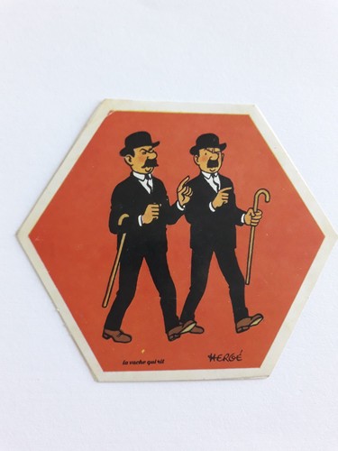 Sticker vache qui rit tintin - sticker,