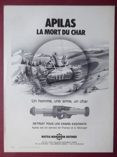 1987 pub matra manurhin - pub,