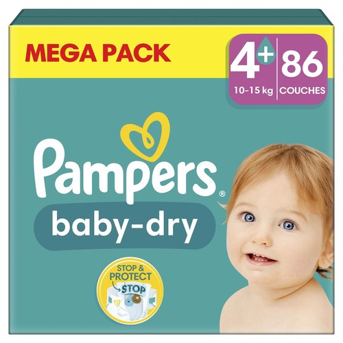 Couches bébé baby - baby-dry, taille