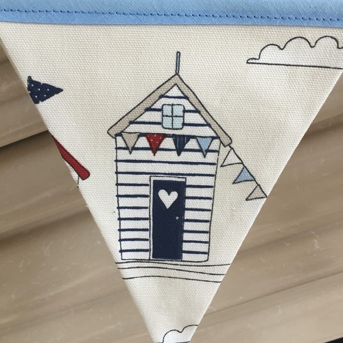 Huttes plage tissu bord de - de,
