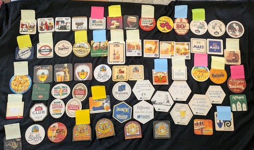Lot sous bock anciens - 65,