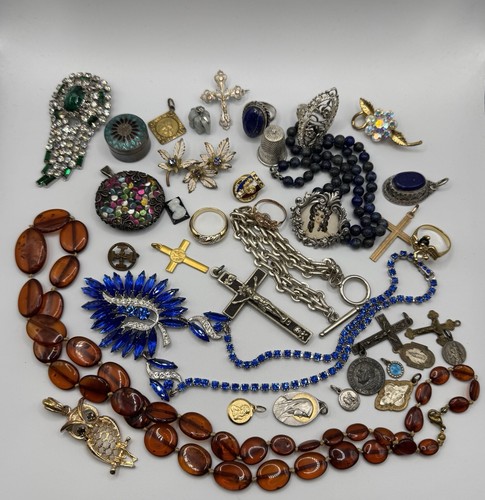Lot bijoux anciens - lot,