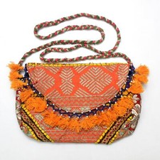 Sac à main vintage tribal banjara fait main ethnique femme boho fantaisie poc...