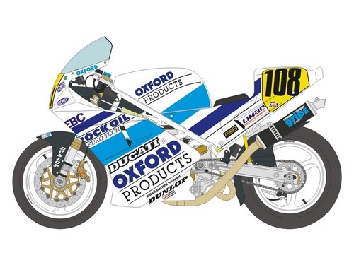 Decals ducati 888 oxford - decals, 1/12