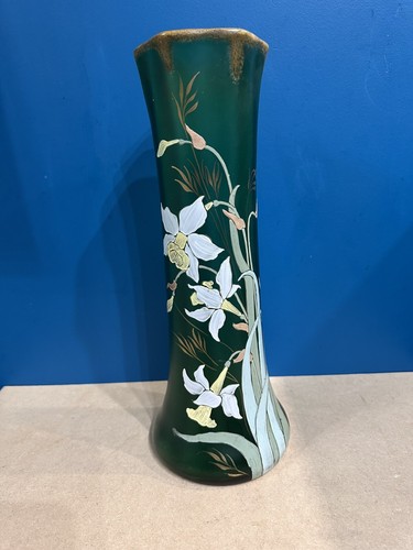 Vase legras vert décor - legras,