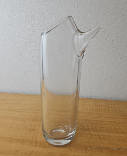 Art glass martini pitcher - art, 11"