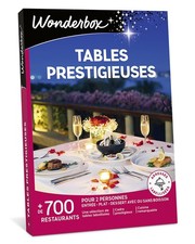Coffret Wonderbox - Tables