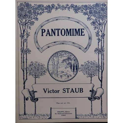 Staub victor pantomime piano - pantomime,