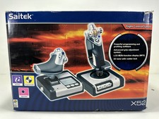 Logitech Saitek X52 HOTAS Flight Control System Open Box