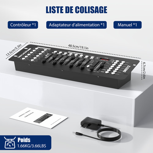 Console contrôle dmx512 à - contrôle,