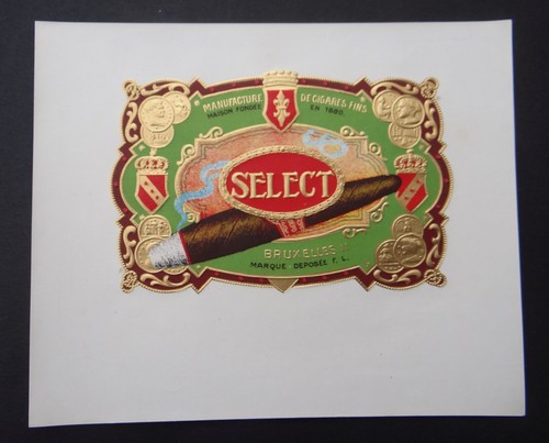 Old label cigar box - old,