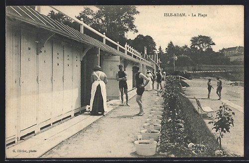 Cpa isle adam la - l´isle-adam,,