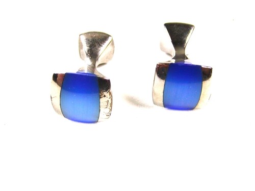 Silvertone blue modernistic - blue,