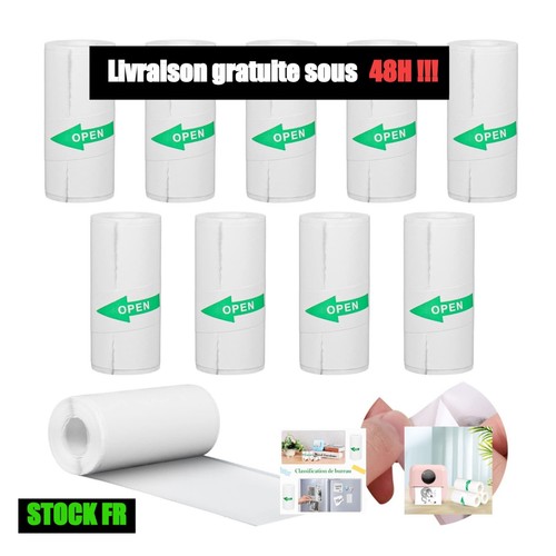 Papier thermique autocollant