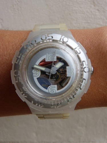 Montre swatch squelette pile - swatch,