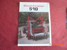 BROCHURE   PUBLICITAIRE   SEMOIR    MASSEY  FERGUSON   510
