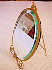 miroir ovale biseauté  XIXeme