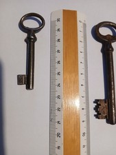 clés anciennes lot de 2 clés