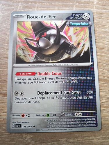 Carte pokémon roue fer - pokémon, roue-de-fer