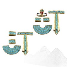 Egypte Déguisement Cléopâtre Costume Collier Egypte Reine Coiffe Princesse