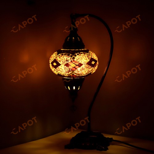 Lampe table mosaïque - lampe, en
