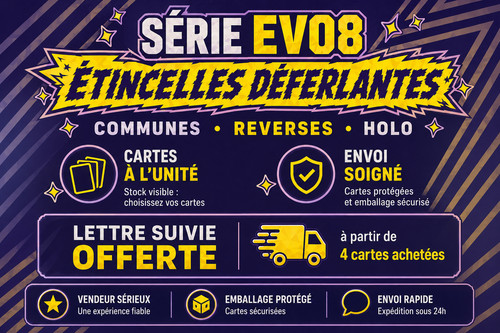 Carte pokémon ev08 etincelles - carte,